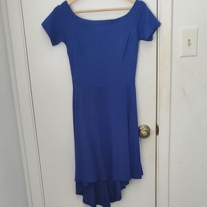Sarin Mathews High/Low Dress Blue Women's Size S